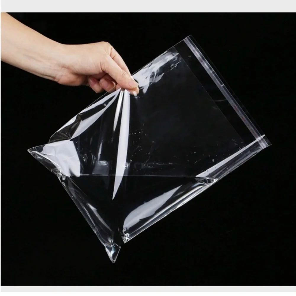 Ex-Large 25ct Clear Self Seal Cello Bags W/ Free Stickers 📕🆕📕